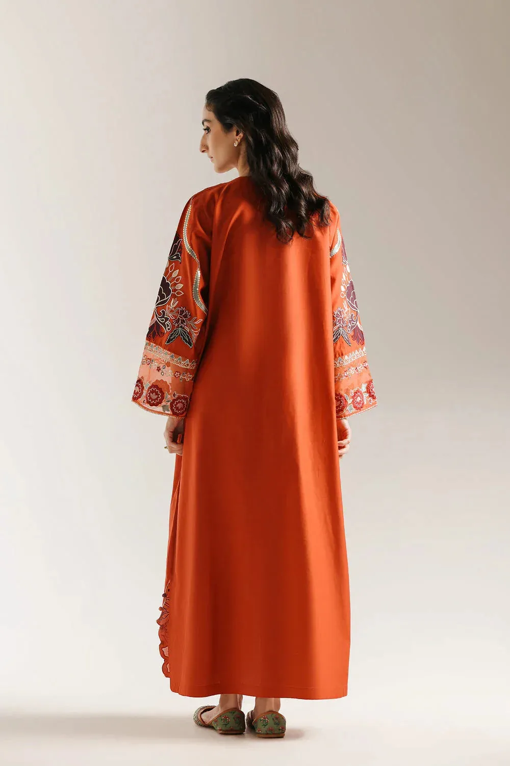 Ethnic Rozana Collection 25 Orange – view 2 – Poshaq