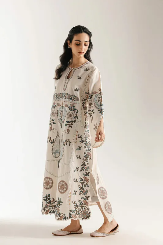 Ethnic Rozana Collection 25 Off White – view 1 – Poshaq