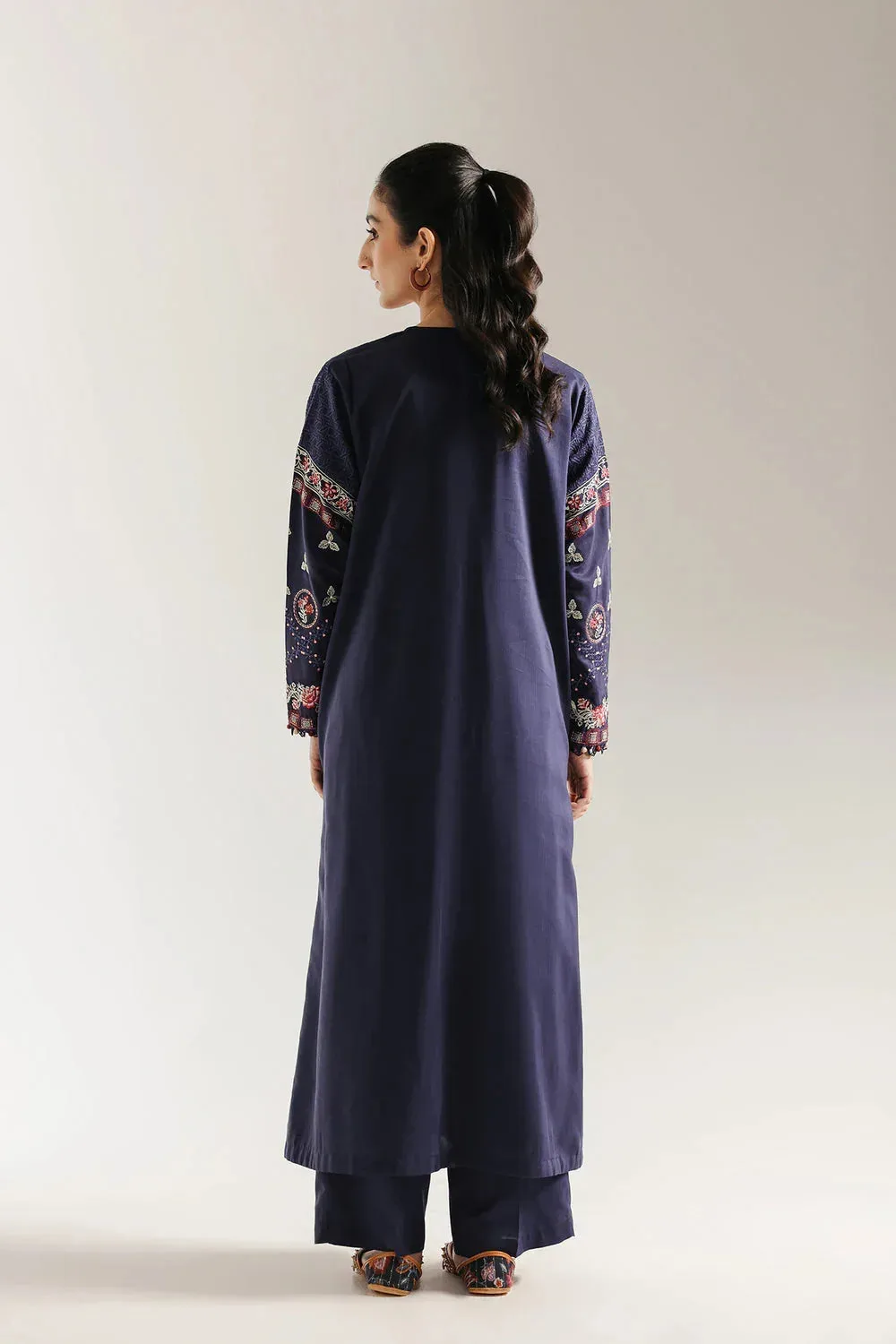 Ethnic Rozana Collection 25 Regal Blue – view 2 – Poshaq