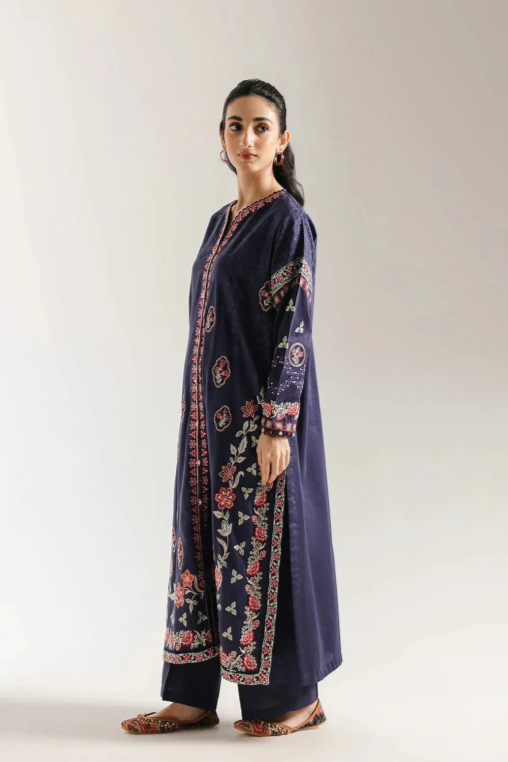 Ethnic Rozana Collection 25 Regal Blue – view 4 – Poshaq