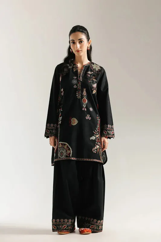 Ethnic Rozana Collection 25 Black – view 1 – Poshaq