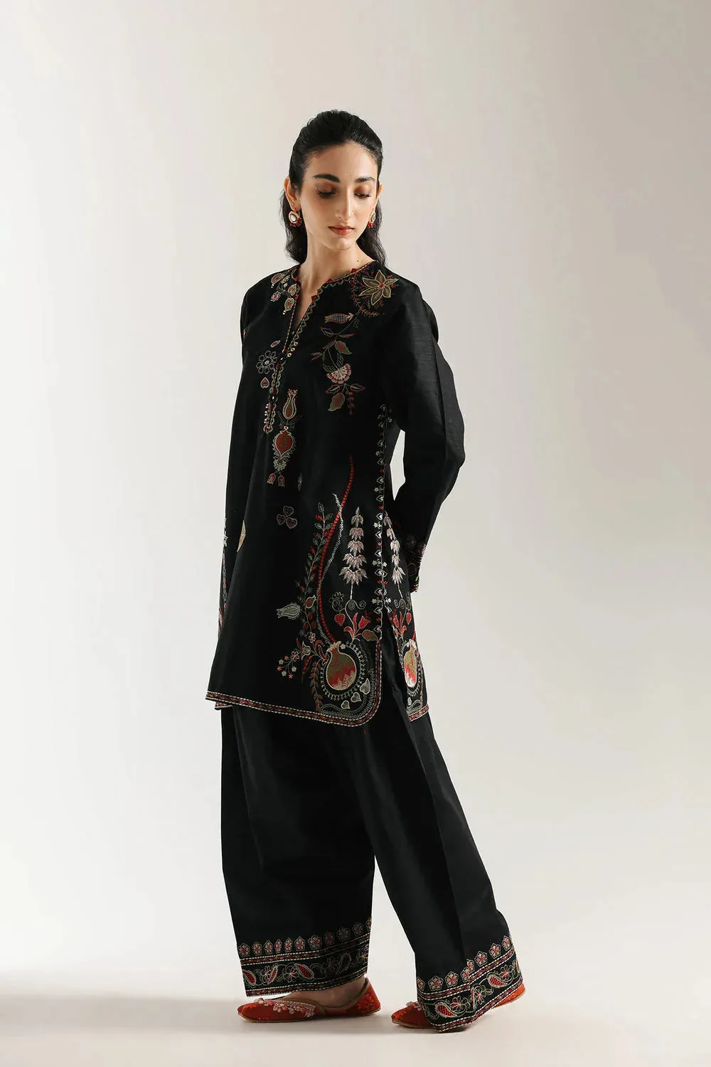 Ethnic Rozana Collection 25 Black – view 3 – Poshaq