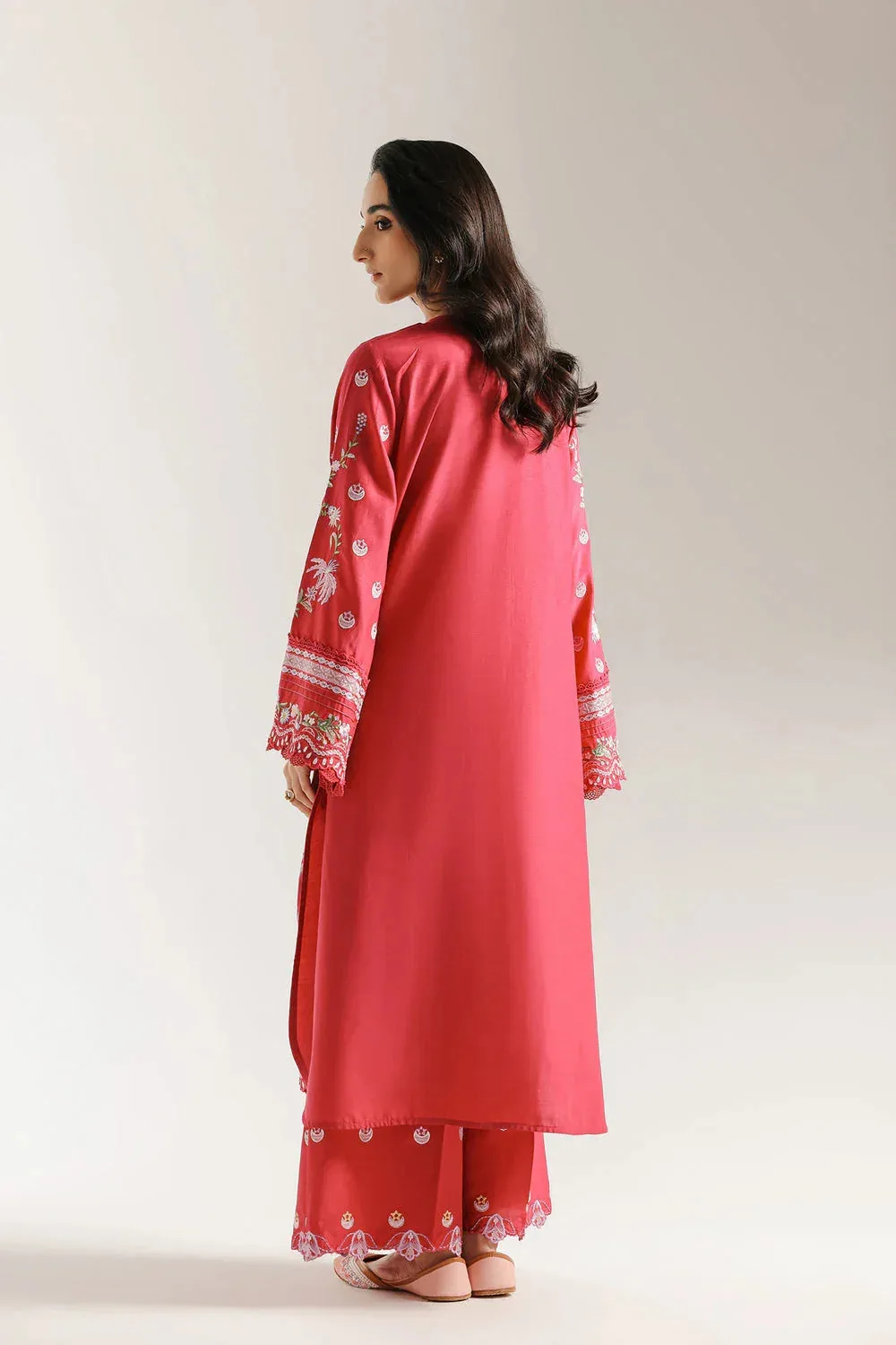 Ethnic Rozana Collection 25 red – view 2 – Poshaq