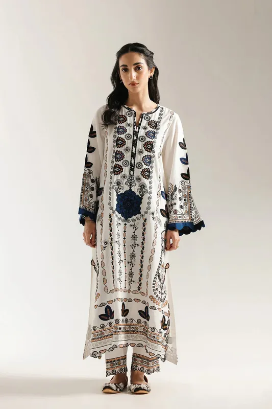 Ethnic Rozana Collection 25 Off White – view 1 – Poshaq