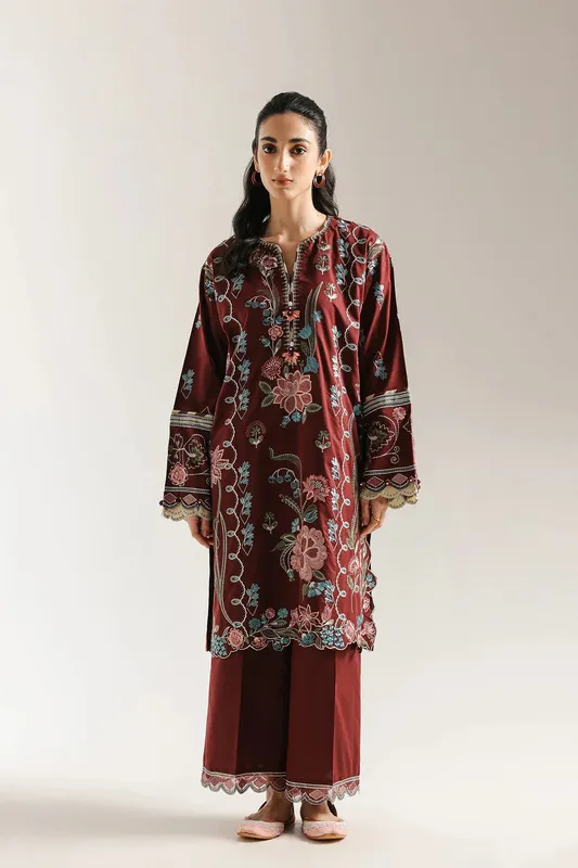 Ethnic Rozana Collection 25 Wine – view 1 – Poshaq