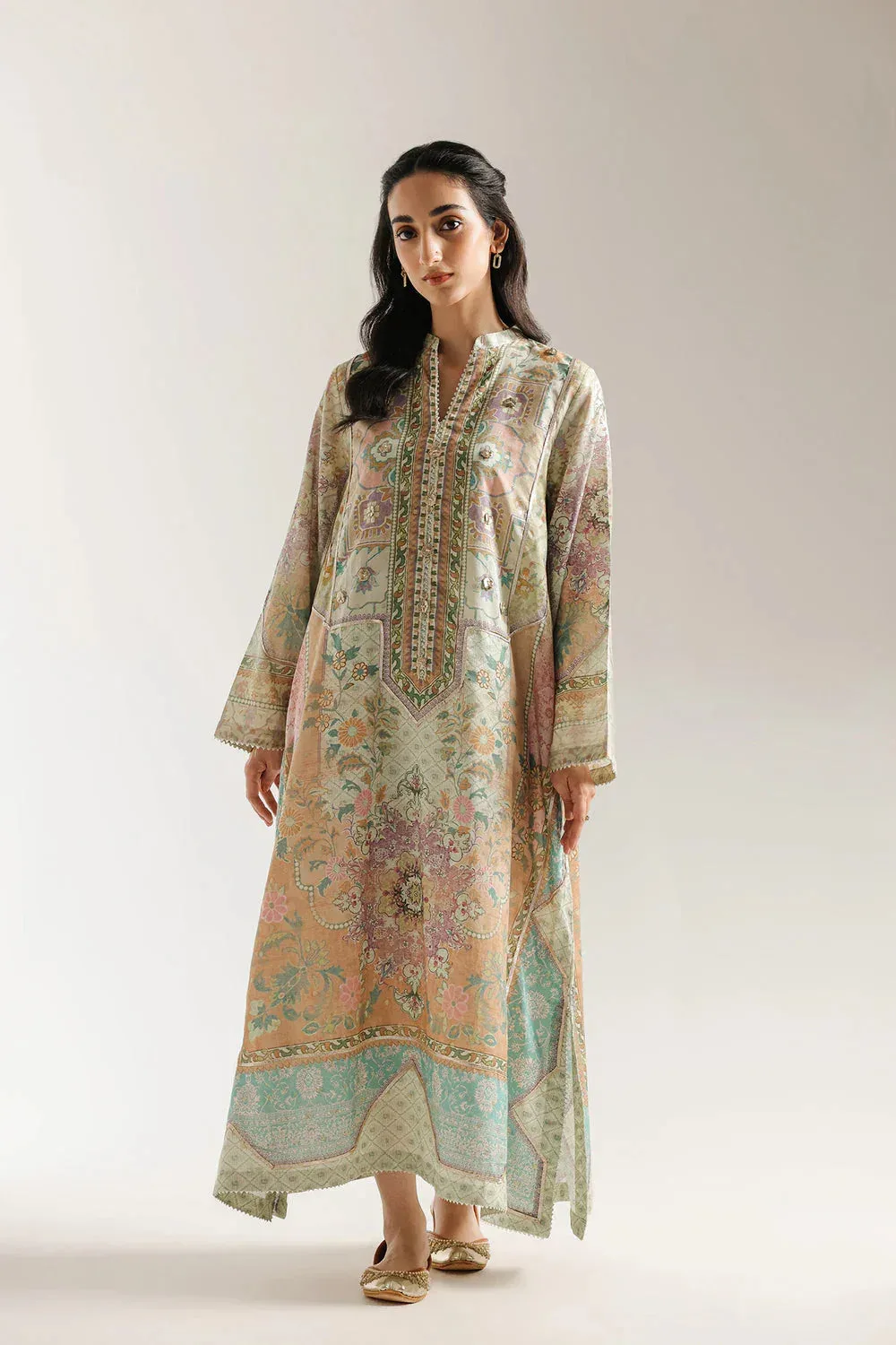 Ethnic Rozana Collection 25 Beige – view 4 – Poshaq