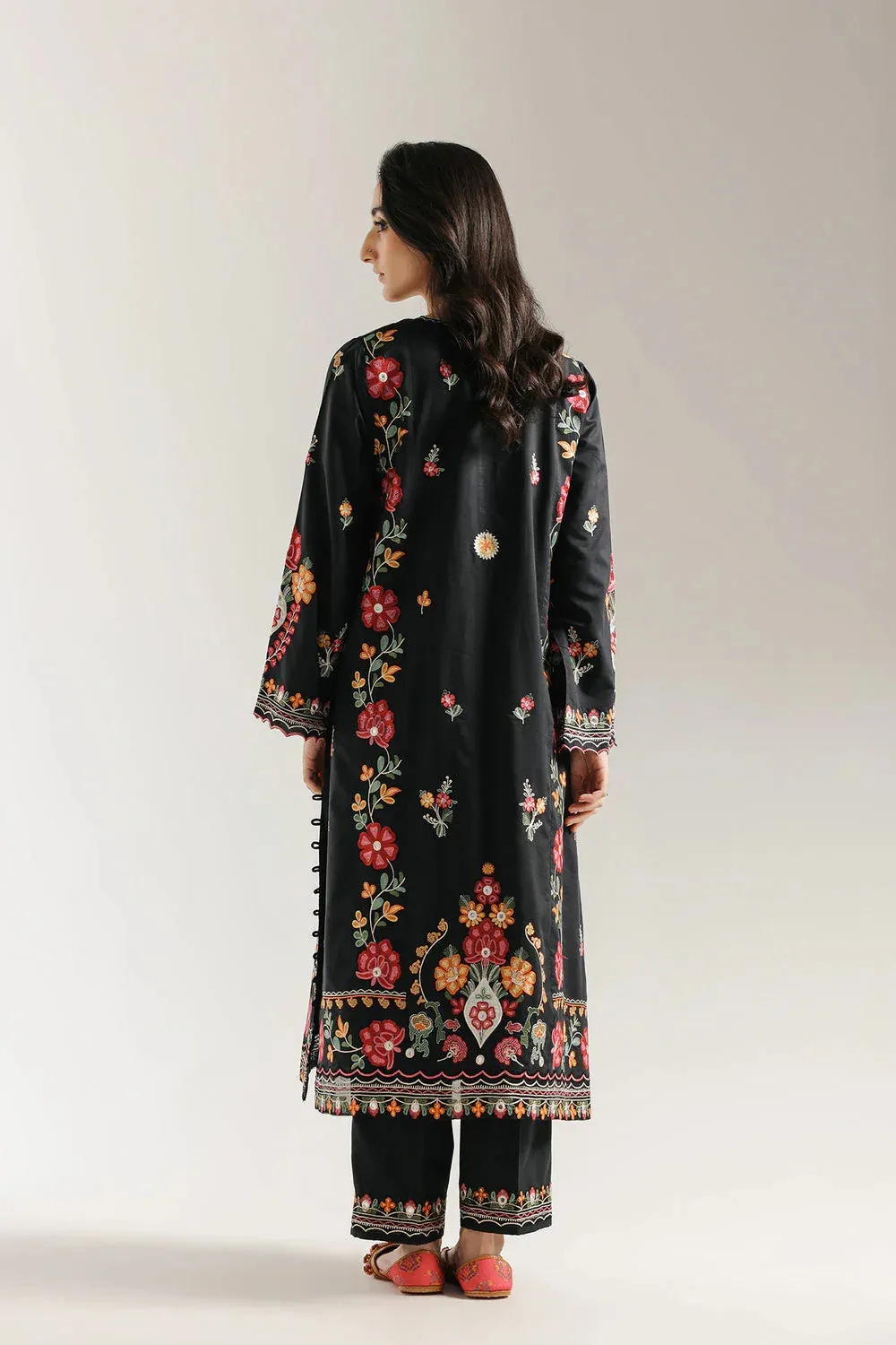 Ethnic Rozana Collection 25 Black – view 2 – Poshaq