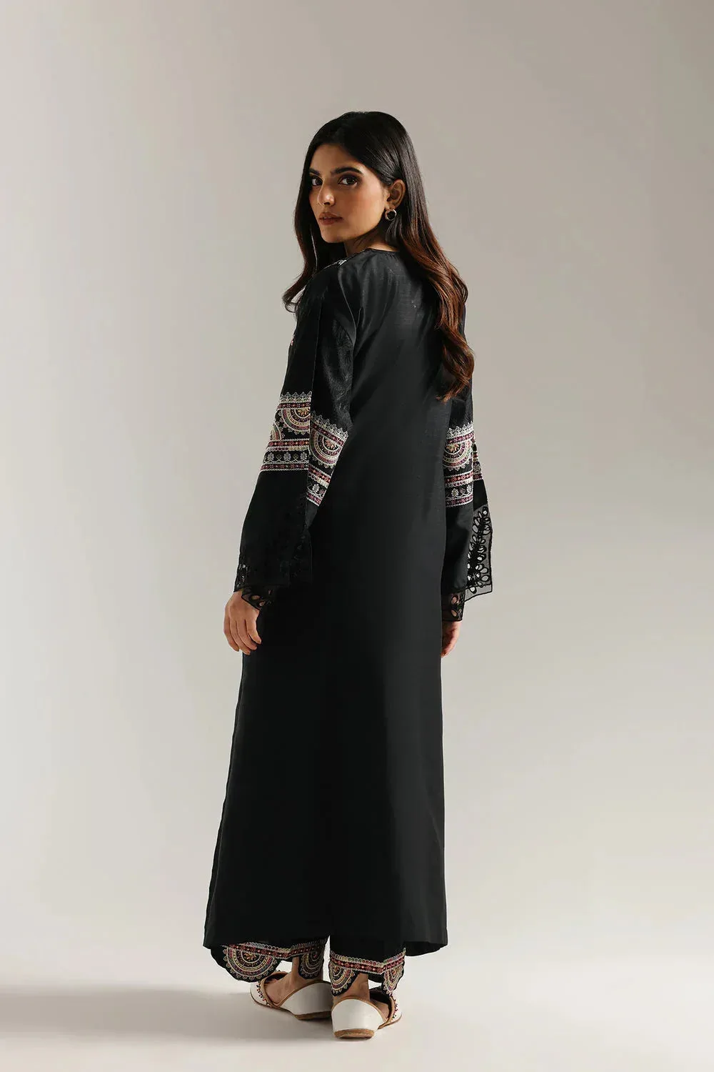 Ethnic Rozana Collection 25 Black – view 2 – Poshaq
