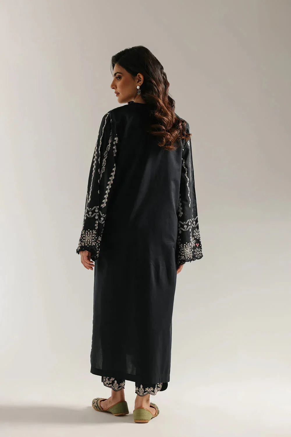 Ethnic Rozana Collection 25 Black – view 2 – Poshaq