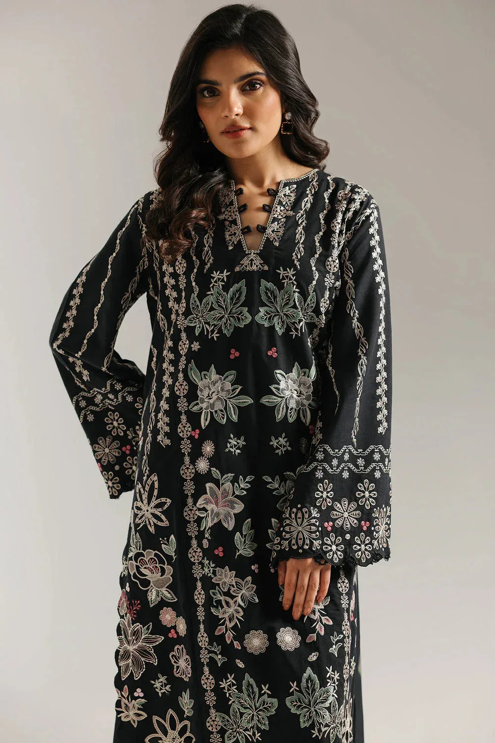 Ethnic Rozana Collection 25 Black – view 3 – Poshaq