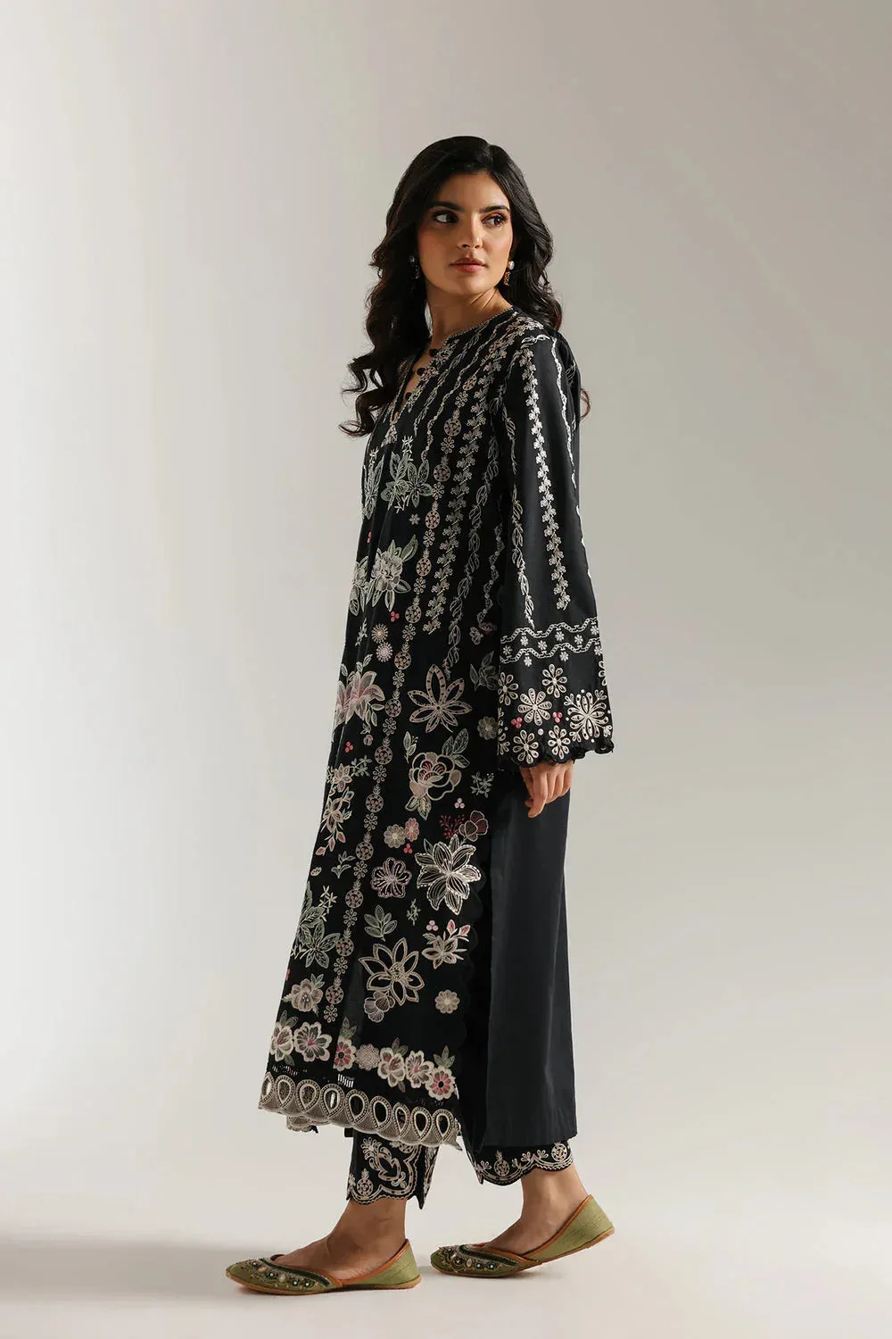 Ethnic Rozana Collection 25 Black – view 4 – Poshaq