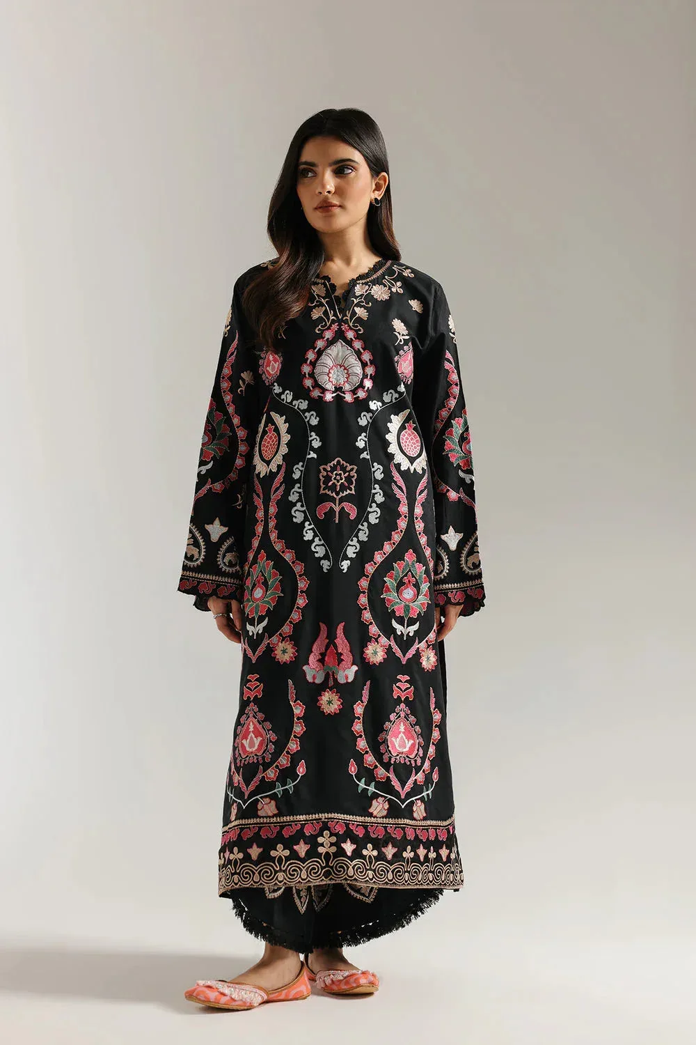 Ethnic Rozana Collection 25 Black – view 4 – Poshaq