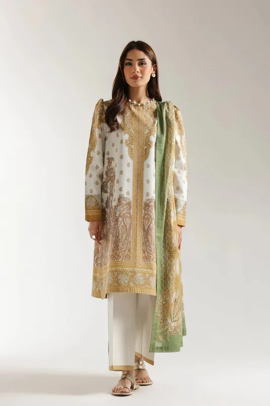 Ethnic Spring Summer 25 White Cambric – view 1 – Poshaq