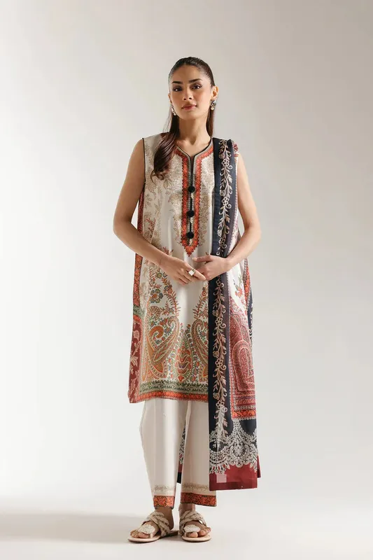 Ethnic Spring Summer 25 Off White Cambric – view 1 – Poshaq