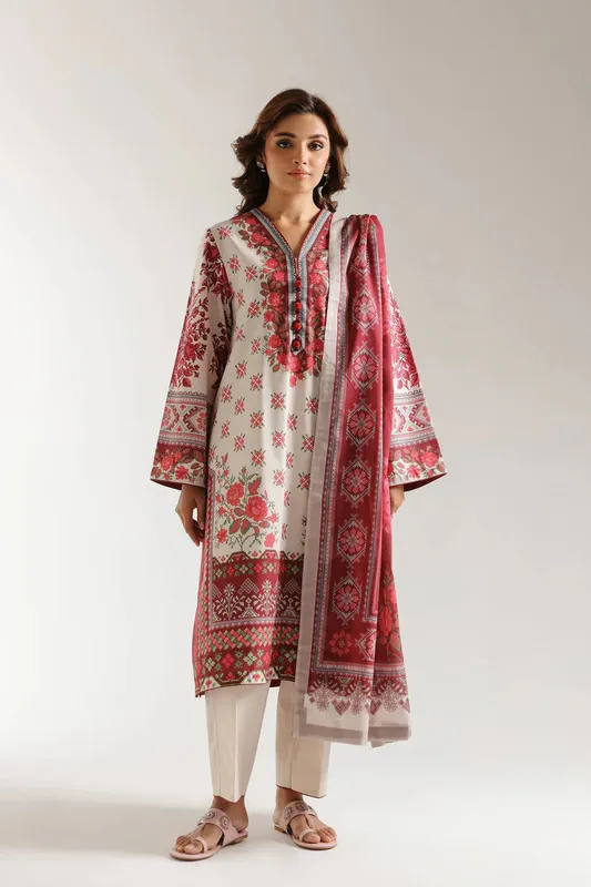 Ethnic Spring Summer 25 Off White Cambric – view 1 – Poshaq