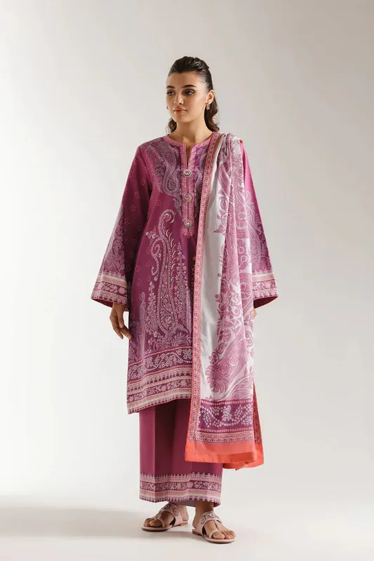Ethnic Spring Summer 25 Magenta Cambric – view 1 – Poshaq