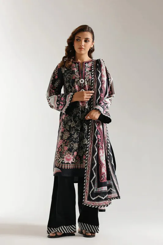Ethnic Spring Summer 25 Black Cambric – view 1 – Poshaq