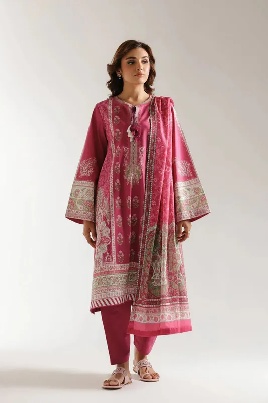 Ethnic Spring Summer 25 Magenta Cambric – view 1 – Poshaq