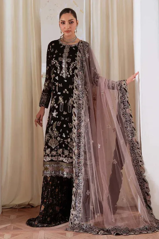 Nureh Elanora Formals Black Organza – view 1 – Poshaq