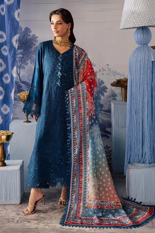 Nureh Bazaar Luxe 25 Cobalt Blue – view 1 – Poshaq