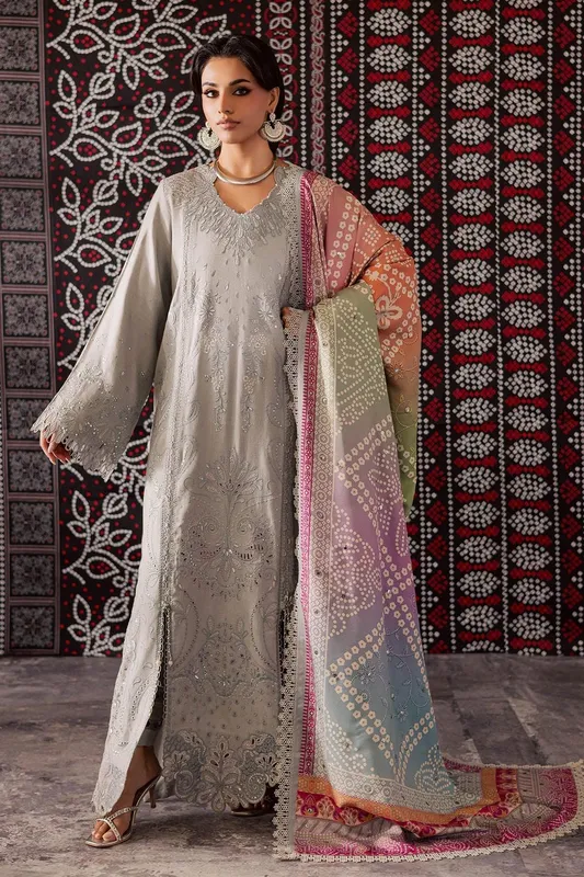 Nureh Bazaar Luxe 25 soft gray – view 1 – Poshaq