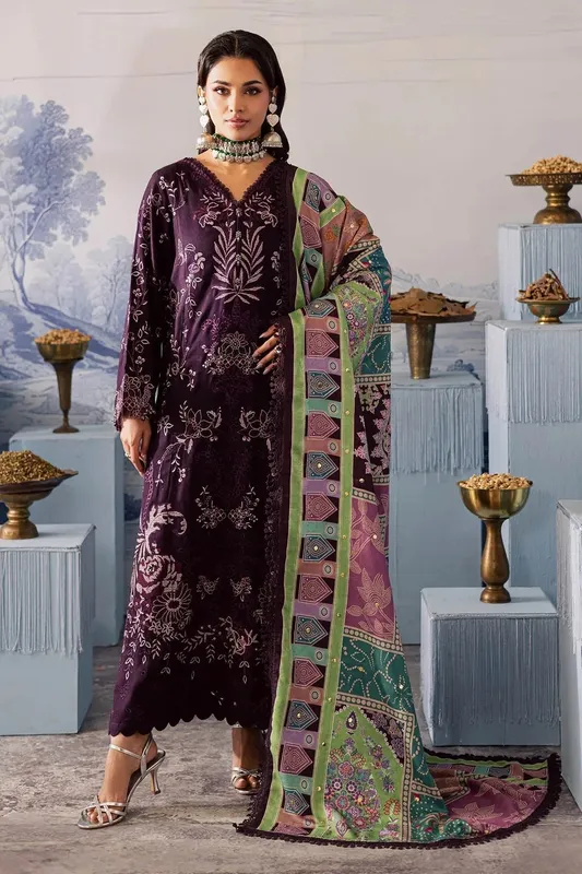 Nureh Bazaar Luxe 25 Dark Purple – view 1 – Poshaq