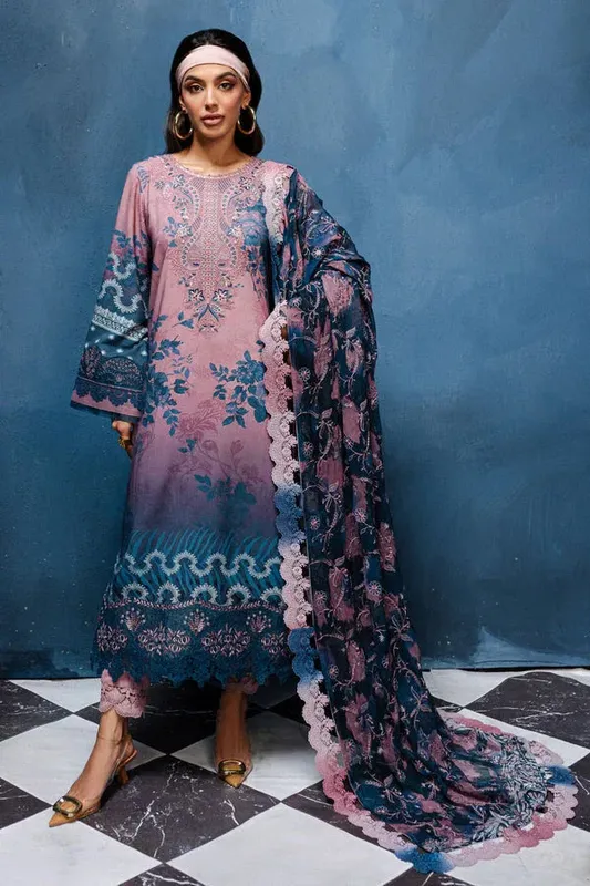 Nureh Gardenia 25 powder pink Chiffon – view 1 – Poshaq
