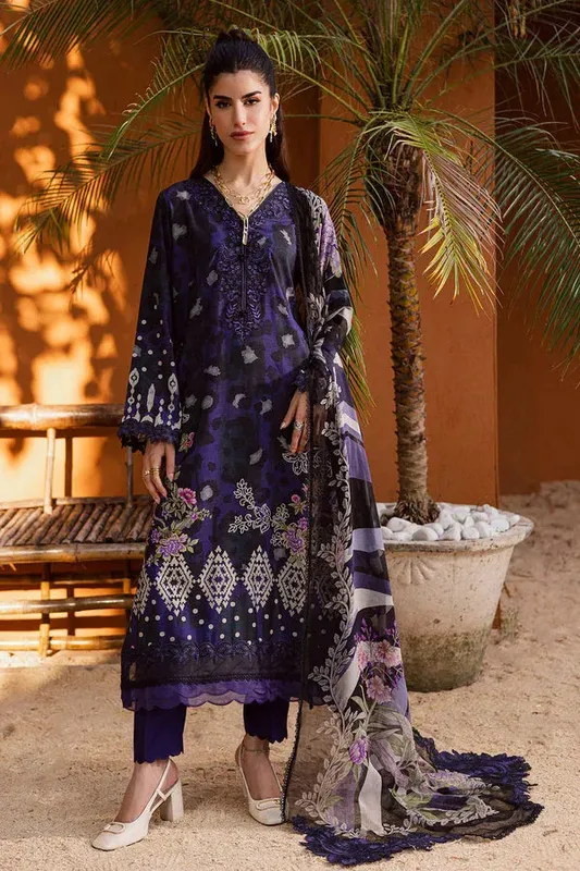 Nureh Gardenia 25 Black Chiffon – view 1 – Poshaq