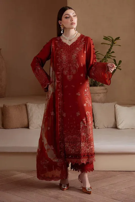 Nureh Karandi 25 Carrot Pink Chiffon – view 1 – Poshaq