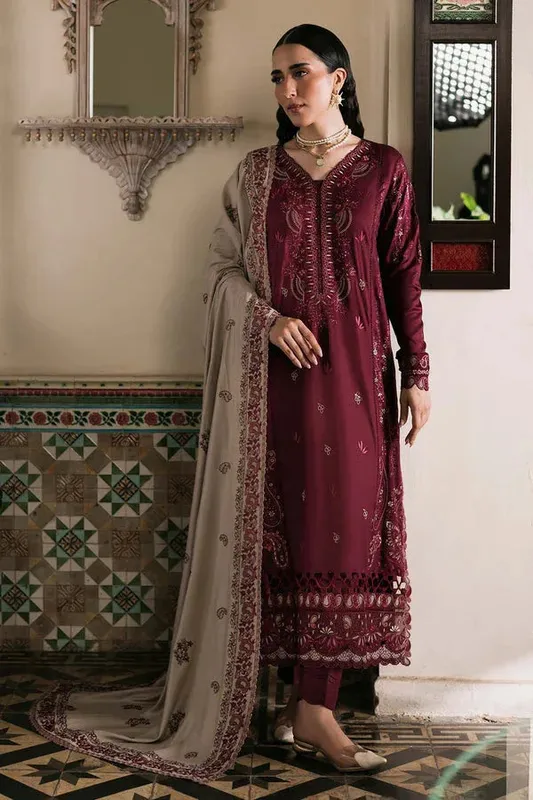 Nureh Exclusive Winter 25 Maroon Marina – view 1 – Poshaq