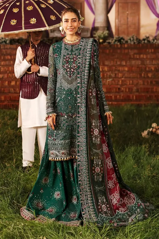 Nureh Jhoomro 25' Raw Silk – view 1 – Poshaq
