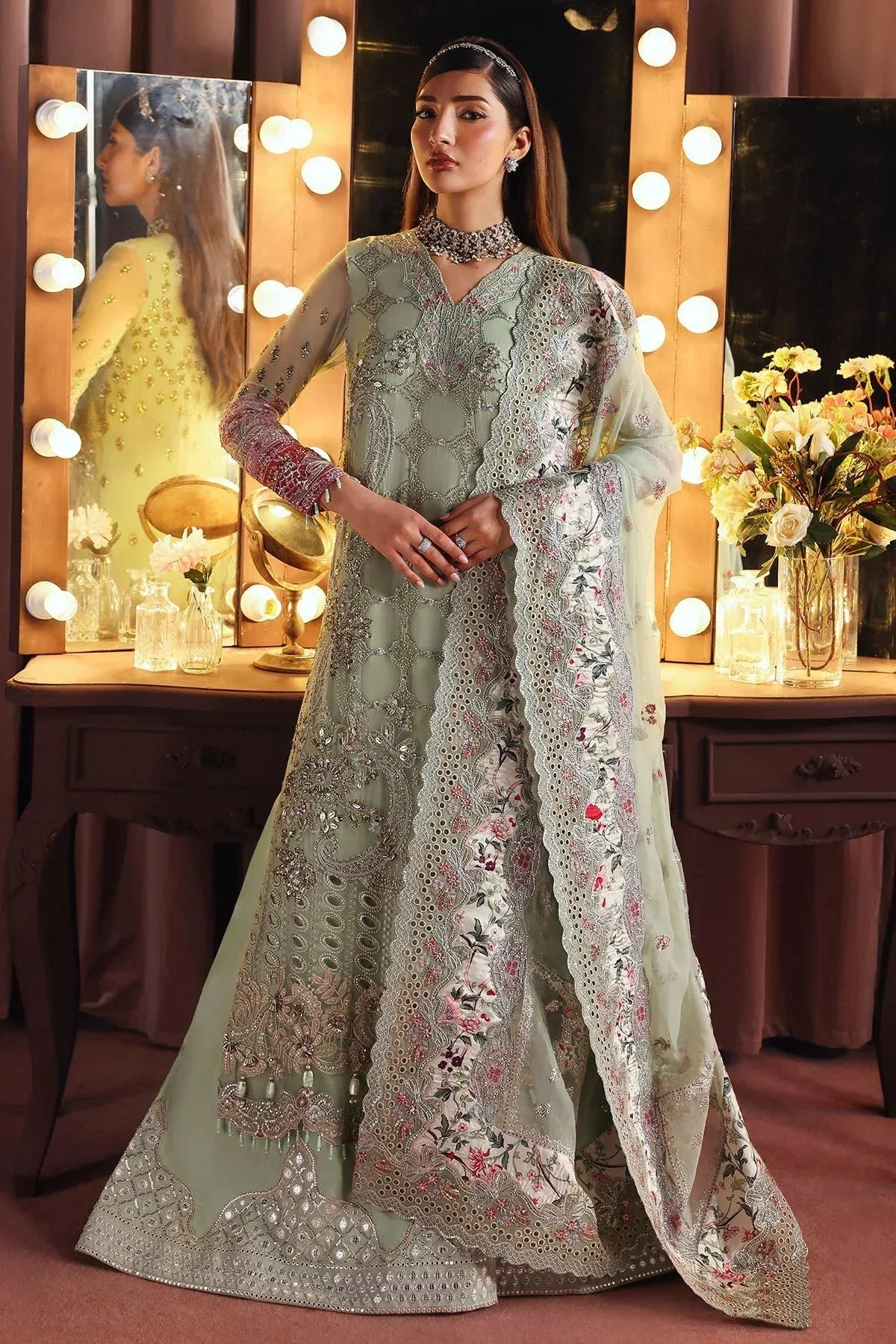 Nureh Jhoomro 25' Raw Silk – view 4 – Poshaq