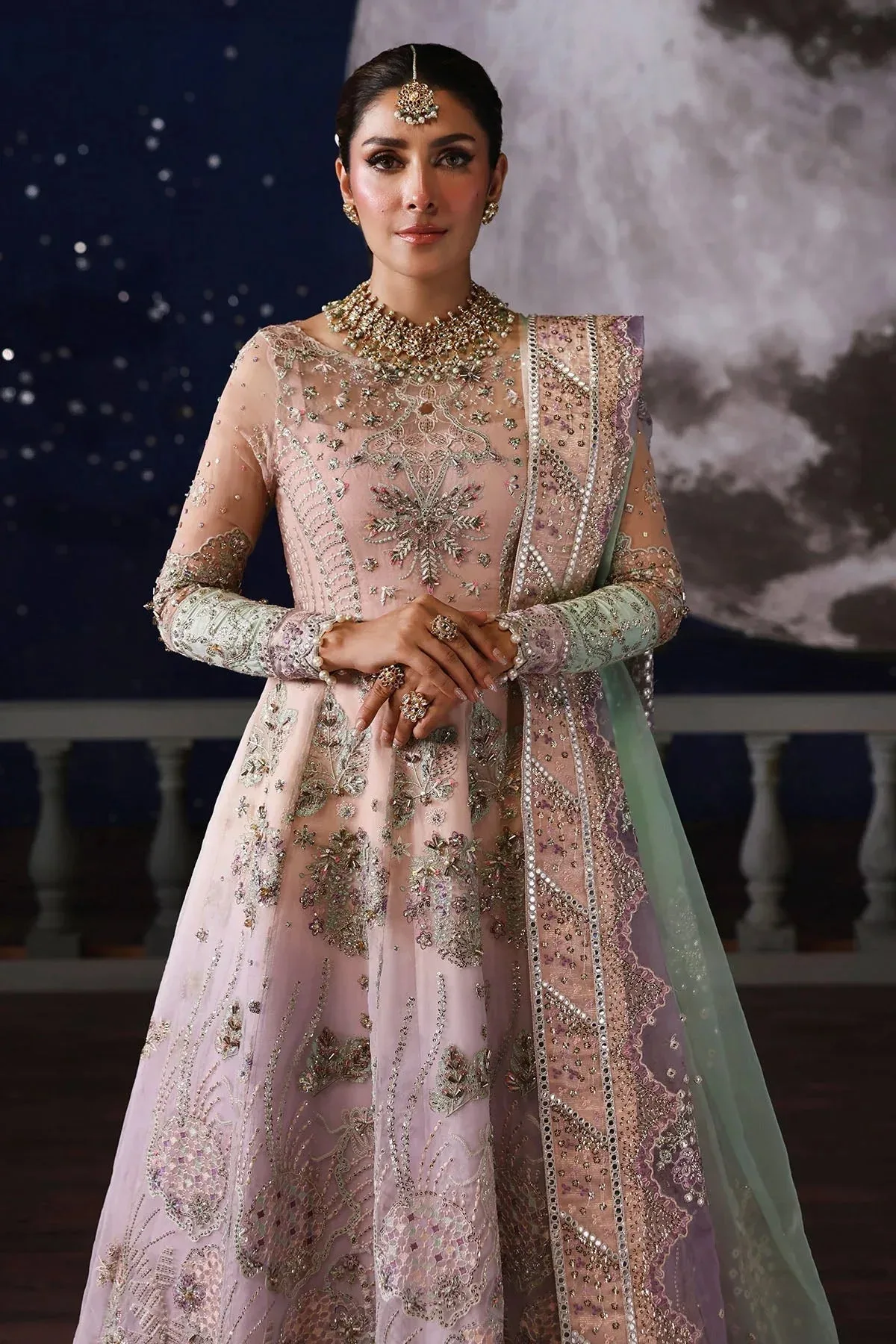 Nureh Jhoomro 25' Raw Silk – view 3 – Poshaq
