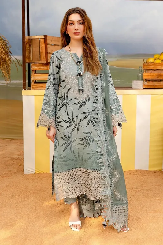 Nureh Gardenia Lawn 25 Mint Chiffon – view 1 – Poshaq