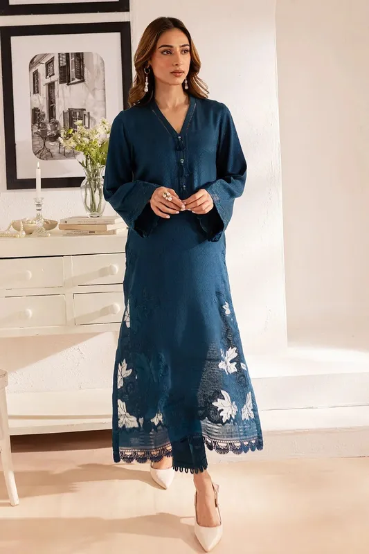 Nureh Shades of Winter Dark Teal – view 1 – Poshaq