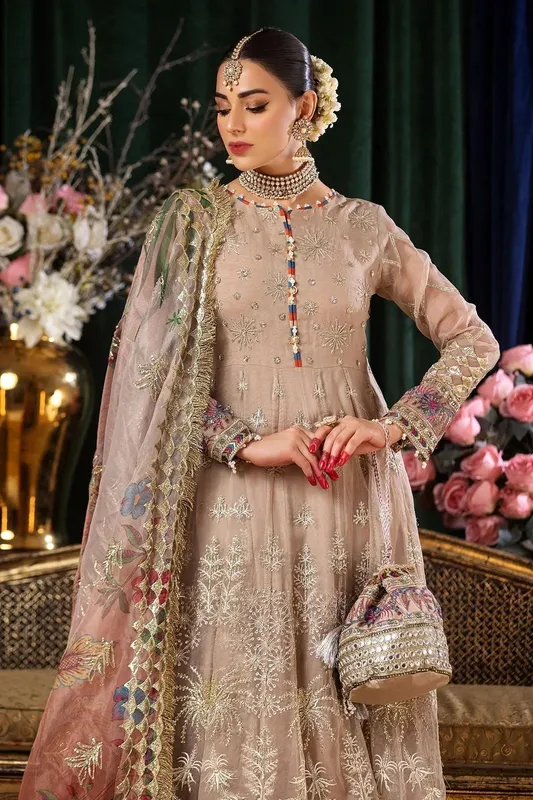Nureh Aroha Formals Grey Raw Silk – view 1 – Poshaq