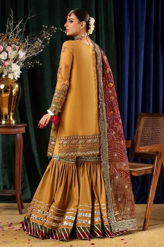 Nureh Aroha Formals Beige Raw Silk – view 1 – Poshaq
