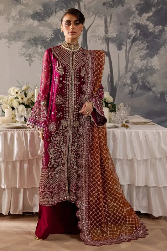 Nureh Elanora Formals 24 Pink Raw Silk – view 1 – Poshaq