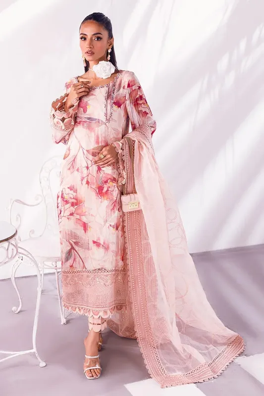 Nureh Ballerina Formals Peach Raw Silk – view 1 – Poshaq
