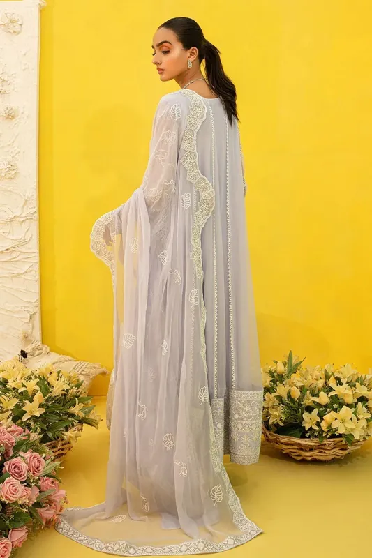 Nureh Fancy Formals Lilac Chiffon – view 1 – Poshaq