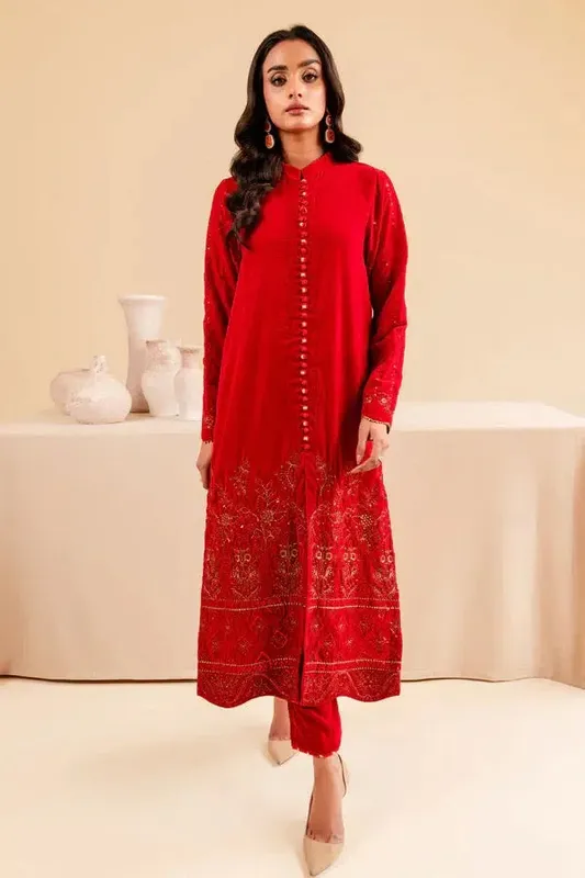 Nureh Shades of Winter Red Velvet – view 1 – Poshaq