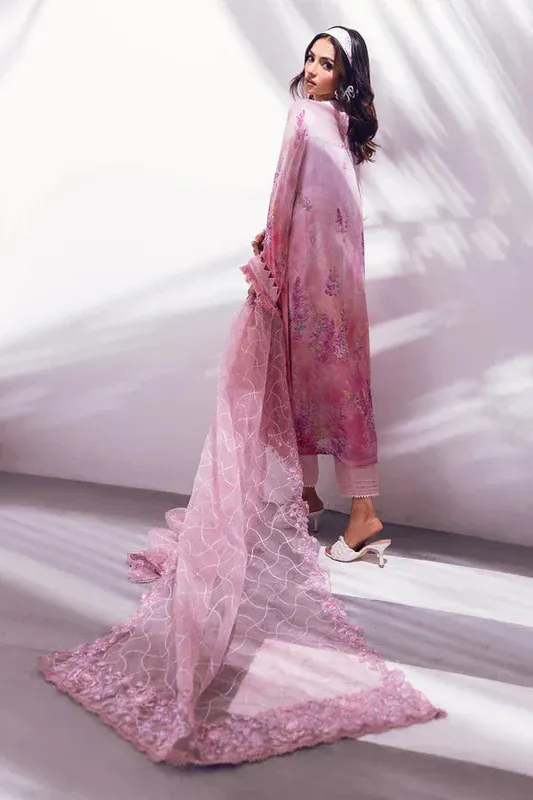 Nureh Ballerina Formals Pink Raw Silk – view 1 – Poshaq