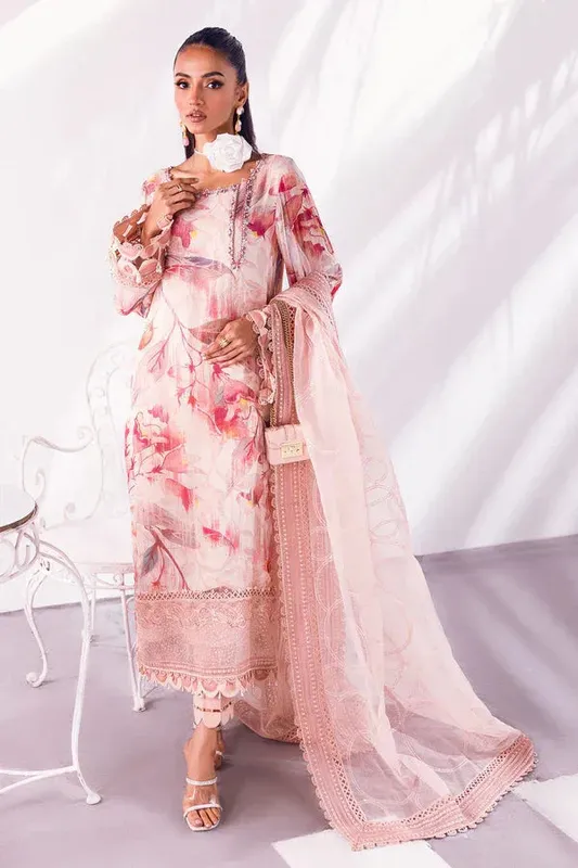 Nureh Ballerina Formals Pink Raw Silk – view 1 – Poshaq
