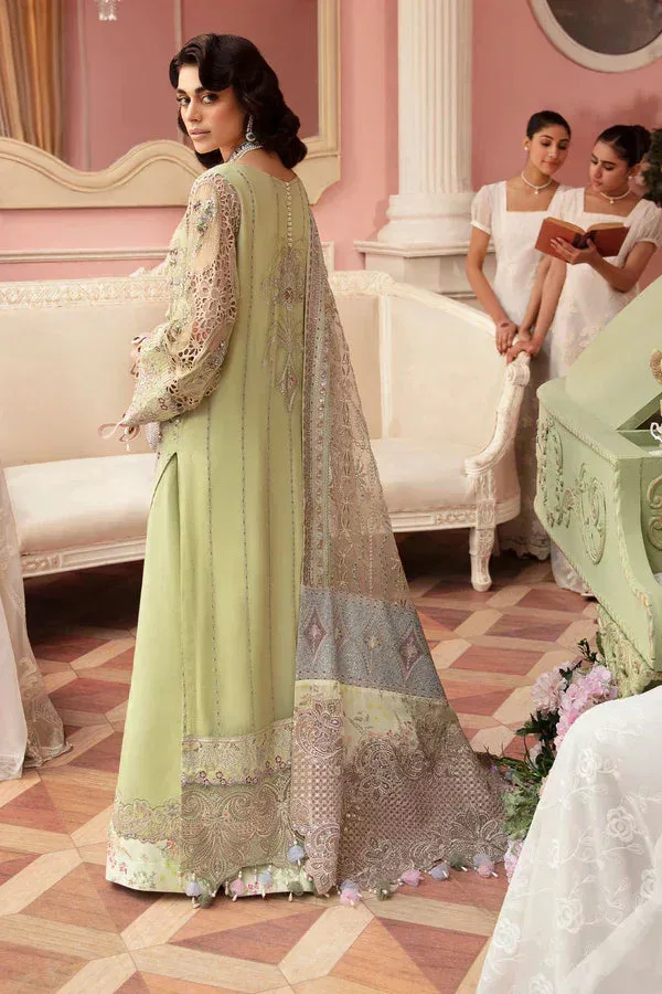 Nureh The Secret Garden Green Raw Silk – view 2 – Poshaq