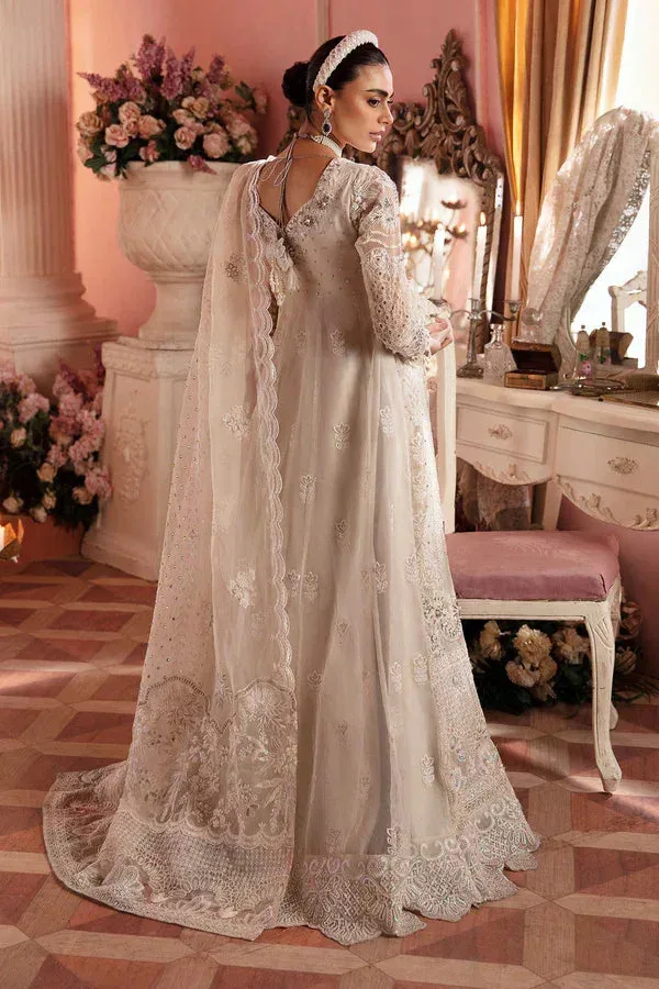 Nureh The Secret Garden Ivory Raw Silk – view 5 – Poshaq