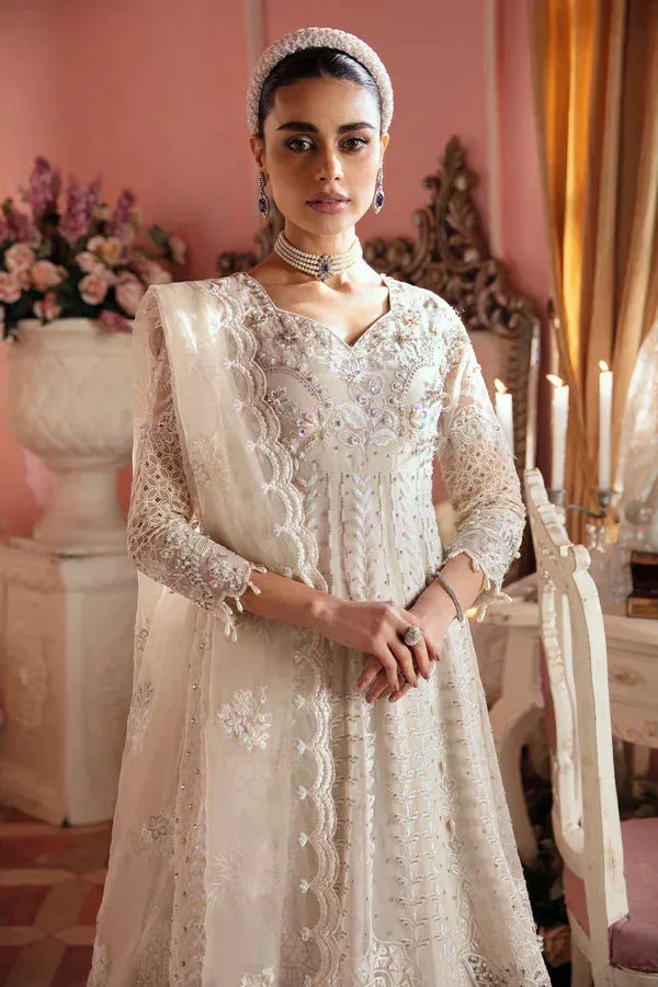 Nureh The Secret Garden Ivory Raw Silk – view 9 – Poshaq