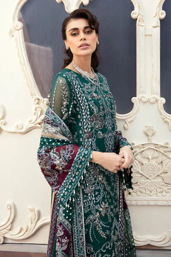 Nureh The Secret Garden Green Raw Silk – view 6 – Poshaq