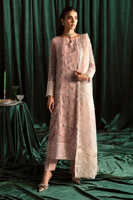 Nureh Elanora Formals Pink Raw Silk – view 1 – Poshaq