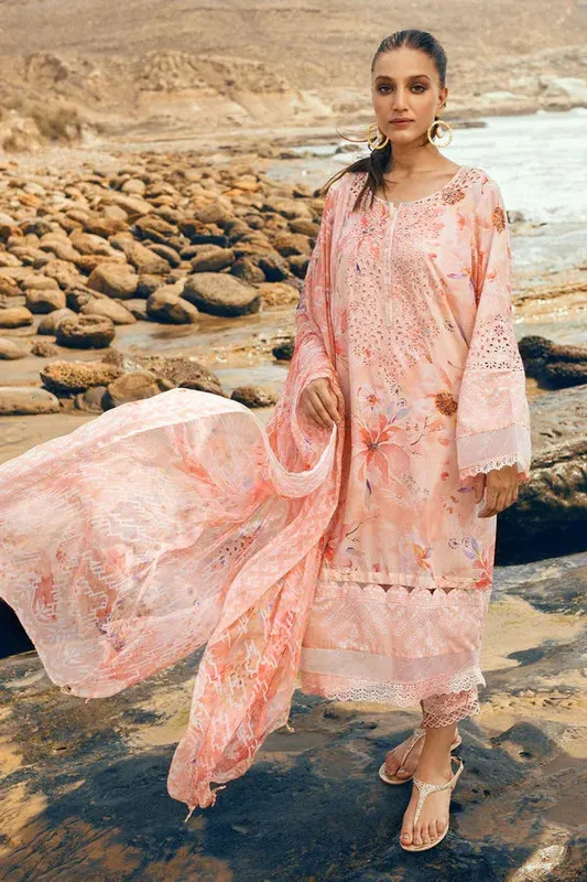 Nureh Gardenia Lawn 24 Pink Chiffon – view 1 – Poshaq