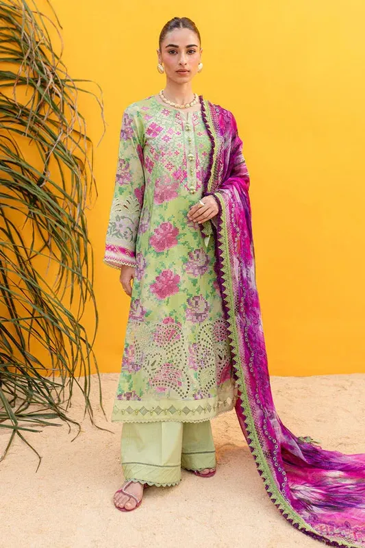 Nureh Gardenia Lawn 24 Chiffon – view 1 – Poshaq